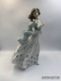 Статуэтка «Летняя серенада». Фарфор, роспись, Lladro, скульптор Regino Torrijos, Испания