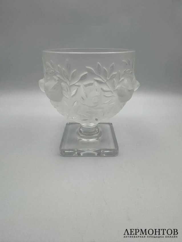 Ваза «Elisabeth» с птичками. Хрусталь, Lalique, Франция