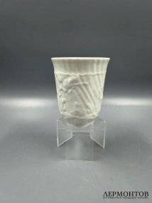 Стакан с блюдцем из «Лебединого сервиза». Фарфор, Meissen, Германия