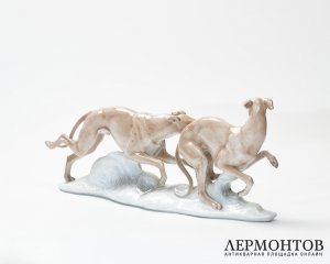 Статуэтка «Борзые». Фарфор, Rosenthal, Германия