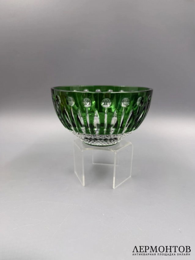 Набор из 6 пиал «Tsar». Цветной хрусталь, Faberge, Франция