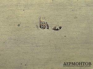 Портсигар с чернью. Россия, Г. Клингерт, 19 век. Серебро 84 проба.