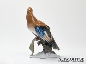 Статуэтка «Сойка». Фарфор, Rosenthal, Германия