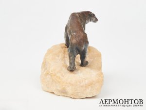 Пресс-папье «Полярный медведь». Шпиатр, начало XX века