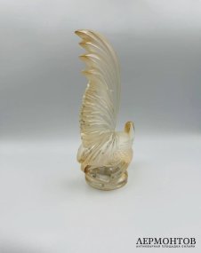 Статуэтка-маскот «Петух». Хрусталь, Lalique, Франция