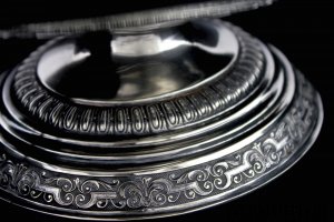 Ваза в стиле ампир с маскаронами. Серебро 800 пробы. Германия