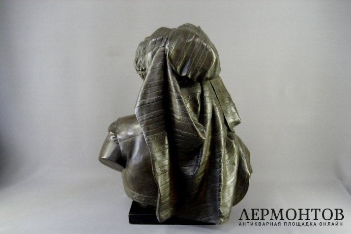 Скульптура Кармен. А. Heege. Металл, патинирование. Европа, XIX век. 