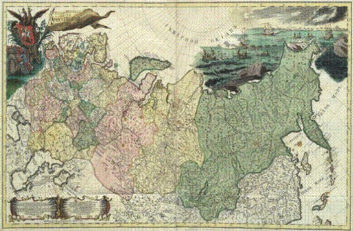 Старинные карты России: история, картографы, виды, продажи