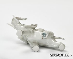 Статуэтка «Слон». Фарфор, Hutschenreuther, Германия, 1970-е годы