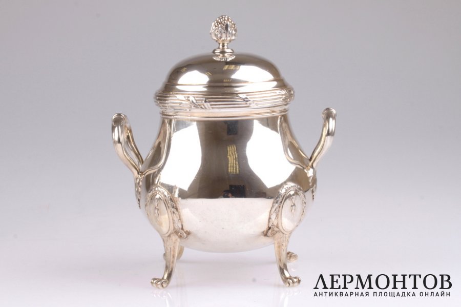 Чайный сервиз Е. Puiforcat. Серебро 950. Франция
