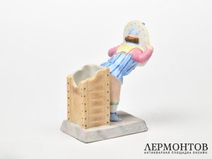 Спичечница «Клоун». Фарфор, Австро-Венгрия, XIX век