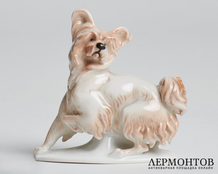 Статуэтка «Скай терьер». Фарфор, Rosenthal, Германия