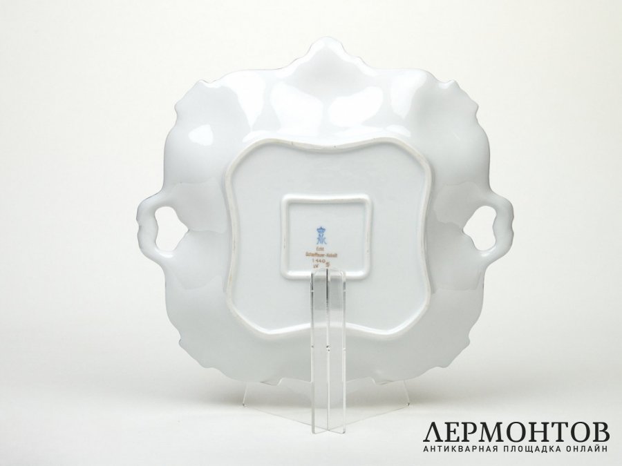 Блюдо с цветочным мотивом. Фарфор, Alka, Германия, 1967–1970 годы