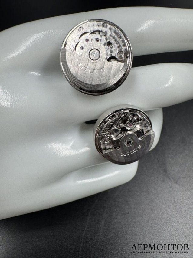 Запонки из коллекции «Cufflinks». Нержавеющая сталь, Milus, Швейцария