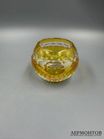 Парные подсвечники «Nadya». Цветной хрусталь, Faberge