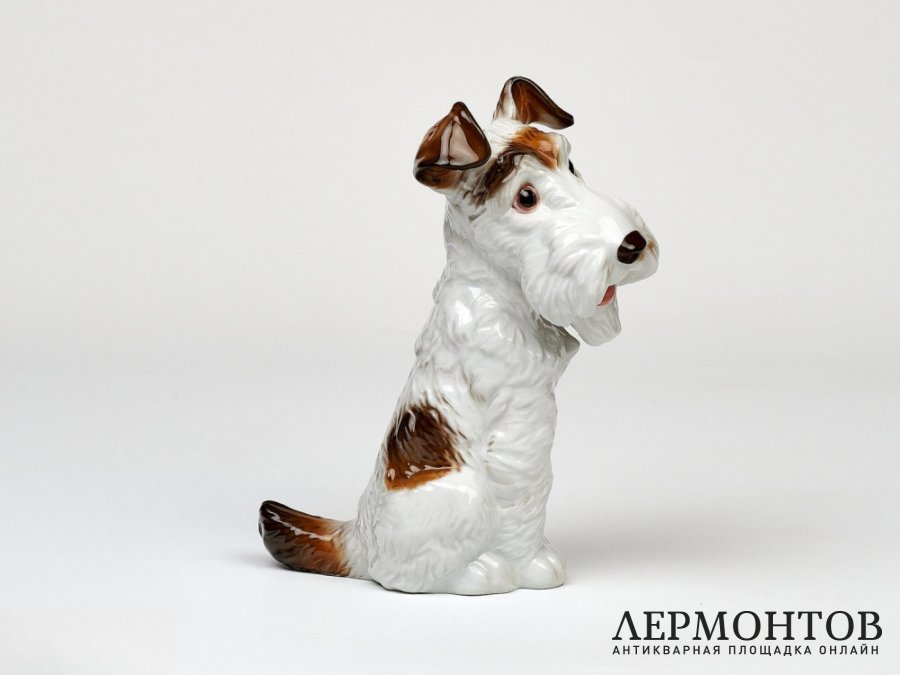 Статуэтка «Скотч терьер». Фарфор, Rosenthal, Германия, 1952 год