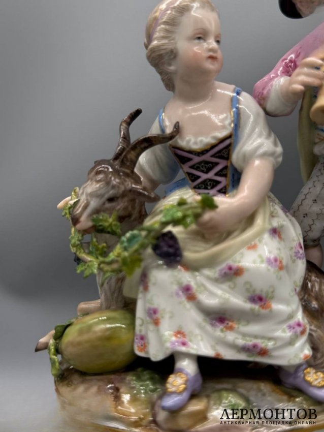 Статуэтка «Аллегория осени». Фарфор, роспись, Meissen, Германия, 2-я половина 19 века