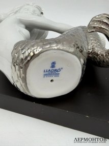 Статуэтка «Illusion» (Русалка). Фарфор, платиновый люстр, дерево, Lladro, Испания