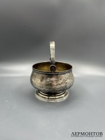 Конфетница в стиле модерн. Серебро 84 пробы, Россия, 1899–1908 годы