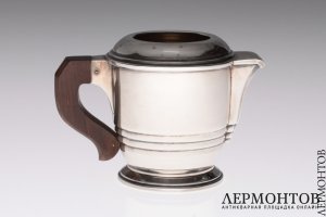 Молочник Art Deco.  Серебро 950 пробы. Франция, нач. XX века.