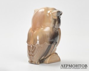Статуэтка «Сова». Керамика, Чехословакия, около 1930 года