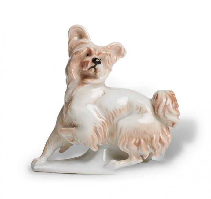 Статуэтка «Скай терьер». Фарфор, Rosenthal, Германия