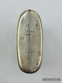 Кошелёк «Souvenir». Серебро 84 пробы, И. П. Прокофьев, Россия, 1879 год