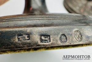 Парные подсвечники в стиле неоклассицизма. Серебро 925 пробы, предположительно Англия, начало 20 века