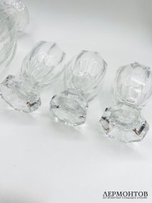 Набор для водки «Czarina»: штоф и 3 стопки. Хрусталь, Faberge, Россия, современная ра