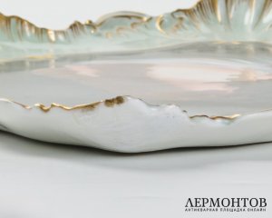Блюдо «Портрет девушки». Фарфор, Haviland, Лимож, Франция, конец XIX века, роспись 1907 года