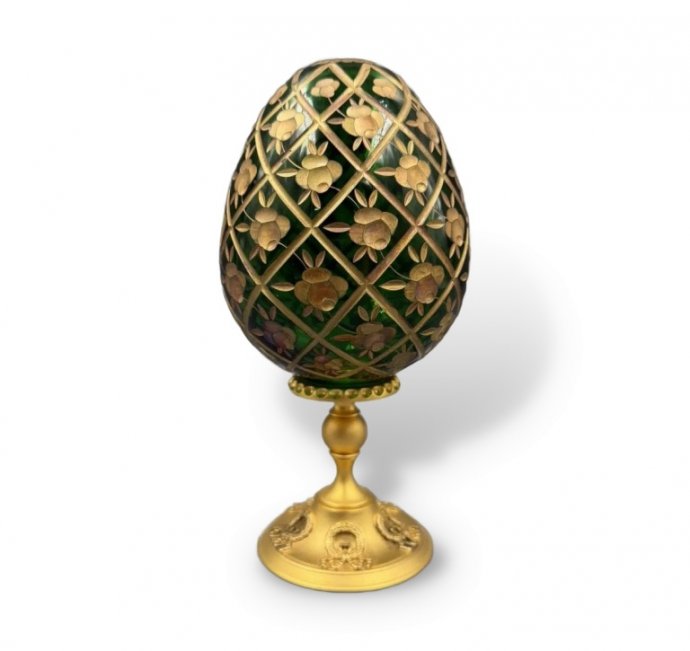 Яйцо «Rose Trellis». Бронза, хрусталь, золочение, House of Fabergé