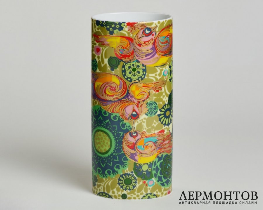 Ваза «Огненная птица». Фарфор, Rosenthal, Германия, 1978 год
