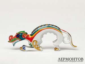 Статуэтка «Носорог». Фарфор, Rosenthal, Германия