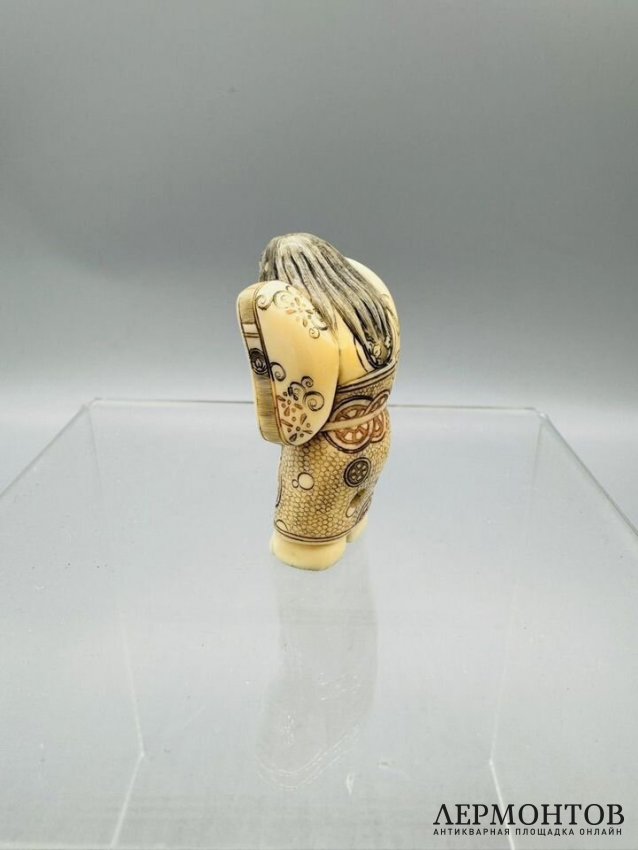 Нэцкэ. Кость, резьба, Япония, 19 век