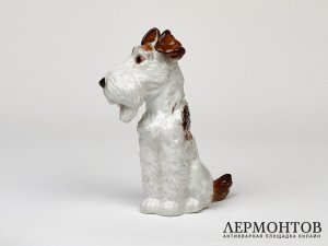 Статуэтка «Скотч терьер». Фарфор, Rosenthal, Германия, 1952 год