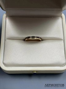 Мужское кольцо «Quatre Classique». Золото 750 пробы, керамика, Boucheron