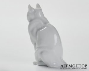 Статуэтка «Сидящая кошка». Фарфор, Rosenthal, Германия, 1926 год