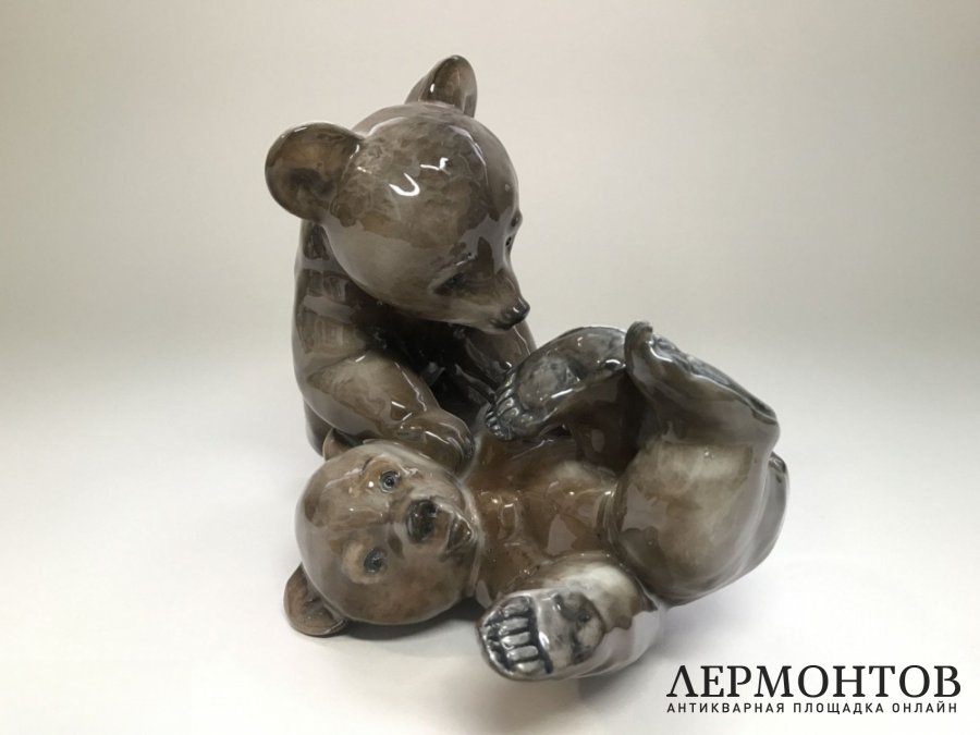 Статуэтка «Медведи». Фарфор, Rosenthal, Германия, 1960 год