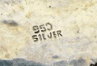 Роскошное старинное серебро 950-й пробы