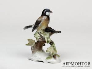 Статуэтка «Синицы». Фарфор, Rosenthal, Германия, 1953 год