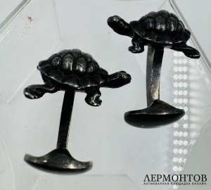 Запонки «Черепахи». Серебро 925 пробы, Ralph Lauren, США