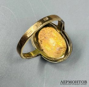 Кольцо с эмалью и бриллиантами. Золото 585 пробы, серебро 875 пробы, гильоширная эмаль, Алексей Помельников, Россия